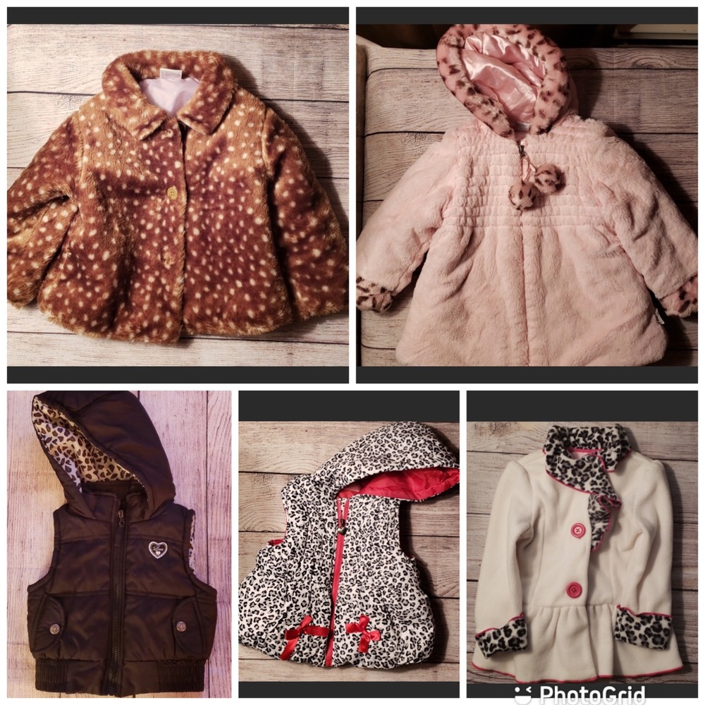 2T/24 months jacket/ puffer vest lot